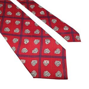 Tango 100% Silk Poker Game Night Vegas Vacation Tie